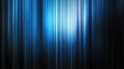 Blue vertical lines on a black background, with a gradient and blurred effect