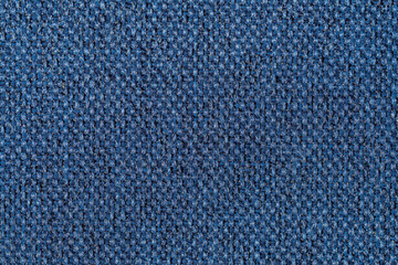 Denim Fabric Closeup, Blue Textile Weave, Detailed Cloth Texture