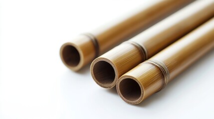 Fototapeta premium Generic Close-up Basic Moment Flute Bamboo Fresh Flavorful