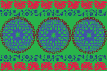 easter eggs seamless pattern