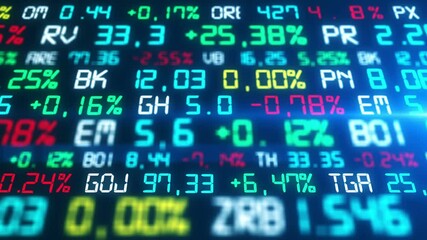 Stock market background looped
4K - Powered by Adobe