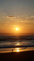 Australia's Gold Coast Queensland sunrise on the beach