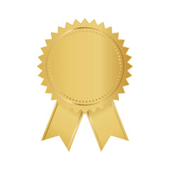 gold certificate label vector