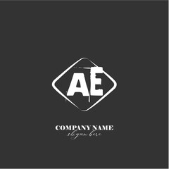 vector AE illustration of a logo for a company background abstract