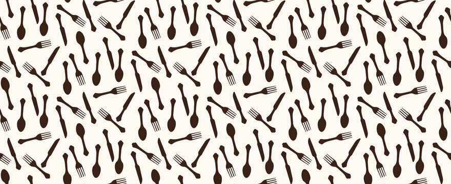 pattern cutlery knife spoon background