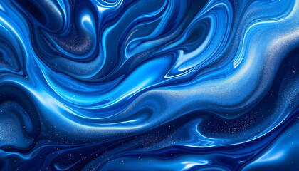 Fototapeta premium Abstract Blue Swirls