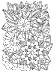  Zentangle Coloring Pages -for Adult