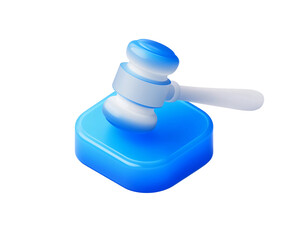 3D mallet on png transparent background