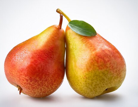 pear isolated on white background transparent stock photo
