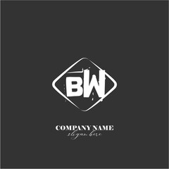vector BW illustration of a logo for a company background abstract