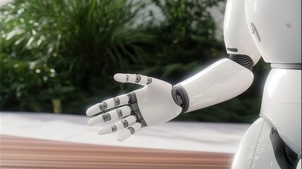 Innovative robotic technology showcase urban environment digital content modern aesthetics futuristic perspective