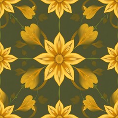 a beautiful flower pattern