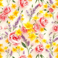 a beautiful flower pattern