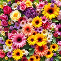 a beautiful flower pattern