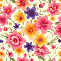 a beautiful flower pattern