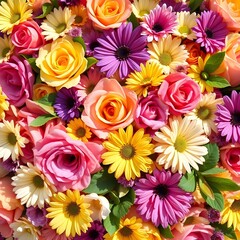 a beautiful flower pattern