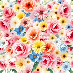 a beautiful flower pattern