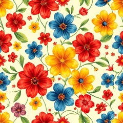 a beautiful flower pattern