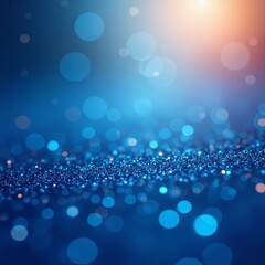 Shimmering blue background with sparkling glitter particles, sparkle, background