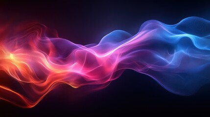 Obraz premium Abstract Flowing Energy Waves