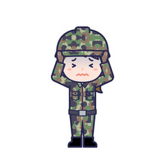 Obraz premium 自衛隊員／女性 26