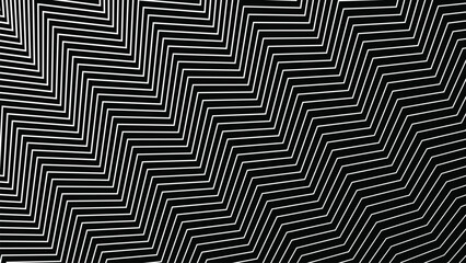 Black and white zig zag line pattern abstract background for backdrop or fabric style