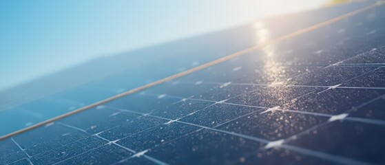 Realistic solar panel images in diverse settings: farms, cities, mountains, oceans, and vineyards. Capturing energy efficiency, reflections, weather effects, and futuristic clean tech aesthetics.