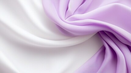 Obraz premium Elegant Pastel Pink White Fabric Drape Background Texture