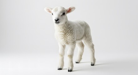 Obraz premium sheep on white background