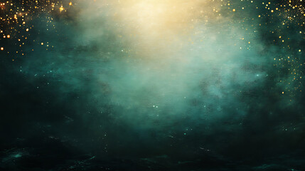 Cosmic light show outer space digital art ethereal atmosphere aerial view celestial exploration