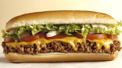 Delicious Bodega Style Sandwich in New York City with Fresh Ingredients and Tasty Flavors