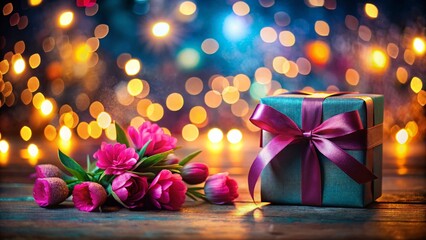 Night Photography: Spray Paint Mother's Day Gift Wrap Design