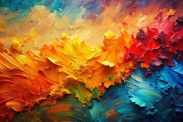 Painterly Brushstroke Website Header Background - Abstract Art Texture