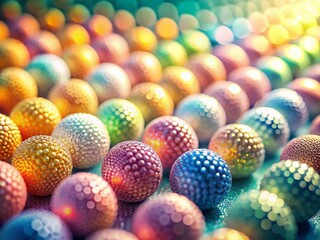 Obraz premium Panoramic Abstract Background: Neutral Dotted Line Textures