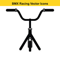 BMX Rider Silhouette Vector High-Flying Cycling Maneuvers.
