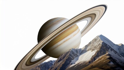 토성처럼 아름다운 고리를 가진 거대한 행성