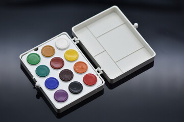 new  watercolor paint set. 