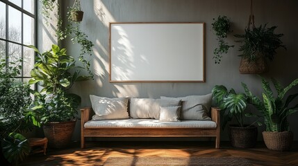 Cozy Green Living – A Nature-Inspired Interior