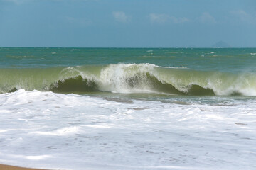 waves on the beach