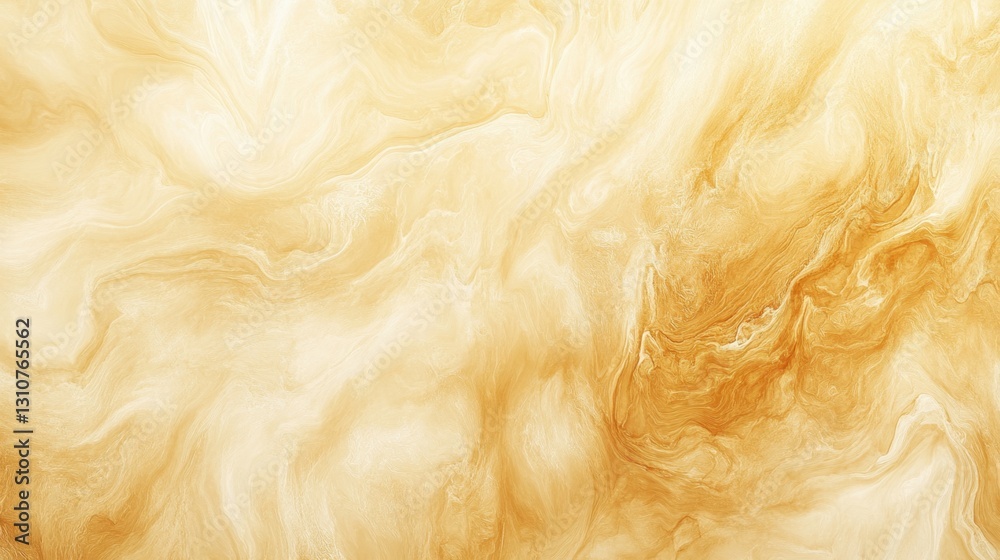 Fototapete Soft earthy-toned marble background with fluid movement and swirling patterns, creating a natural and sophisticated design