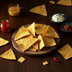 Authentic Mexican Nachos with Fresh Ingredients in a Cozy Setting