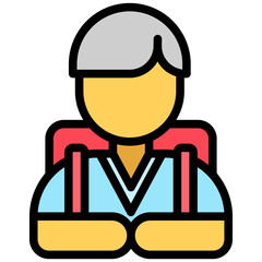Male Student Icon