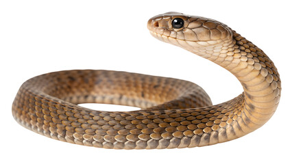 Fototapeta premium snake on white background
