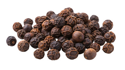 Obraz premium peppercorns isolated on white background