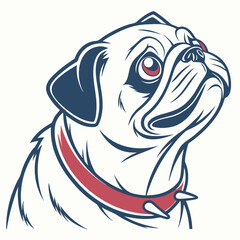 Pug Dog Vector