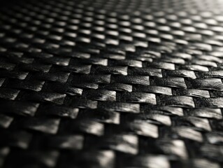Sleek Carbon Fiber Surface Texture in High Resolution