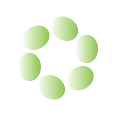 abstract green sphere