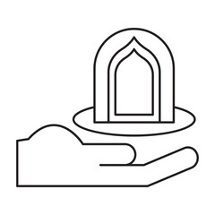 Fototapeta premium islamic prayer mosque