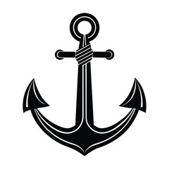 anchor icon on white background