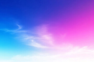 Obraz premium Soft gradient sky with blue and pink hues